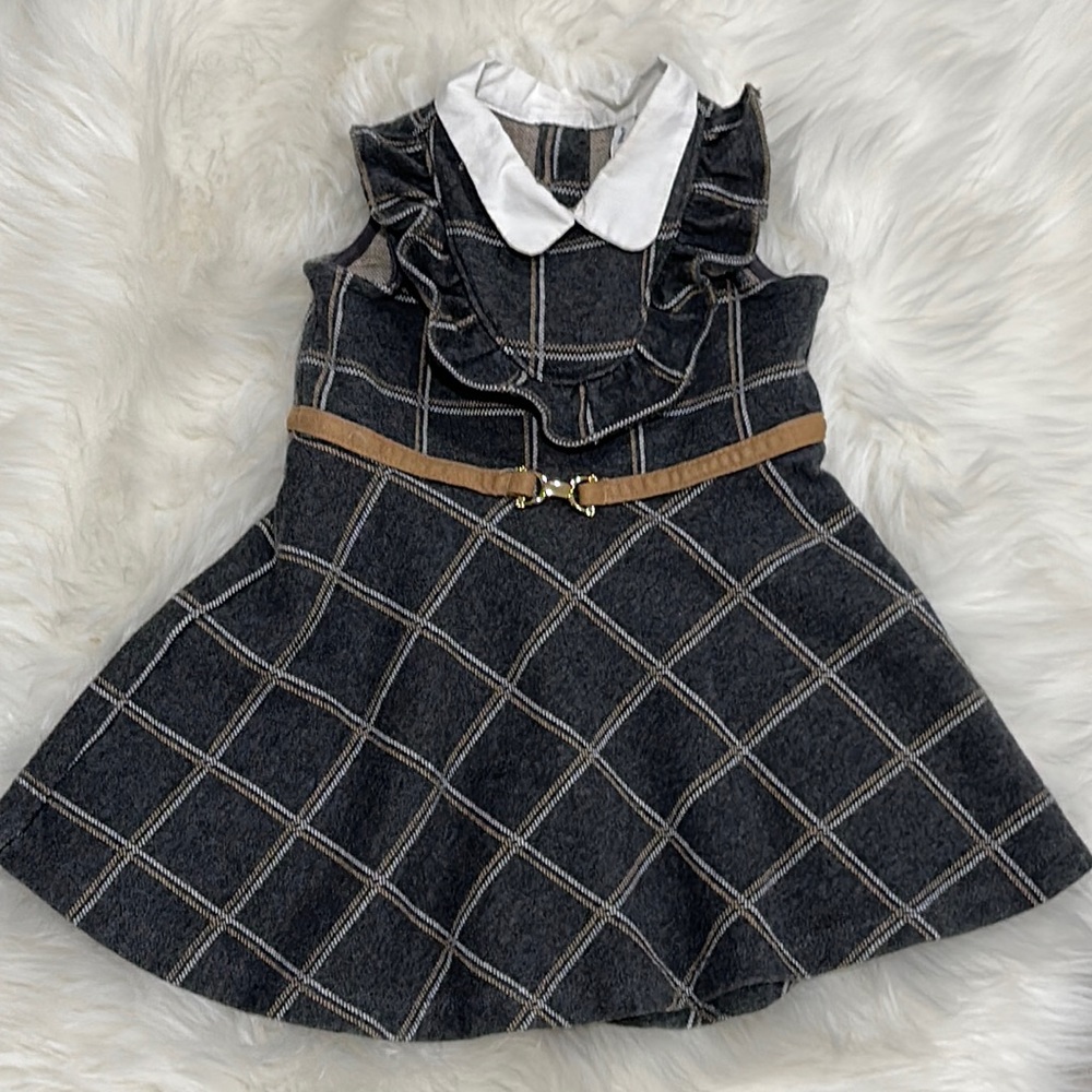 Janie and Jack grey ponte dress